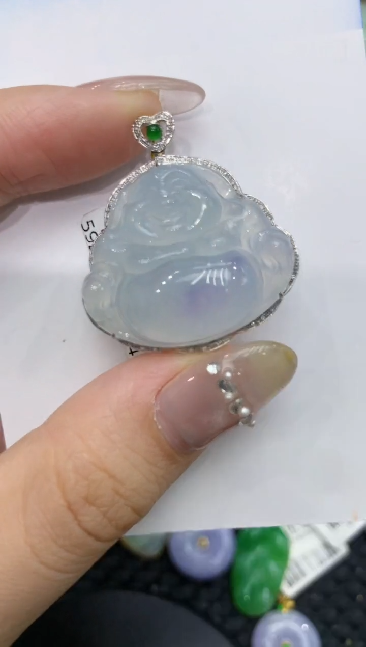 【闪购商品】翡翠颈饰18K金镶嵌 222222222