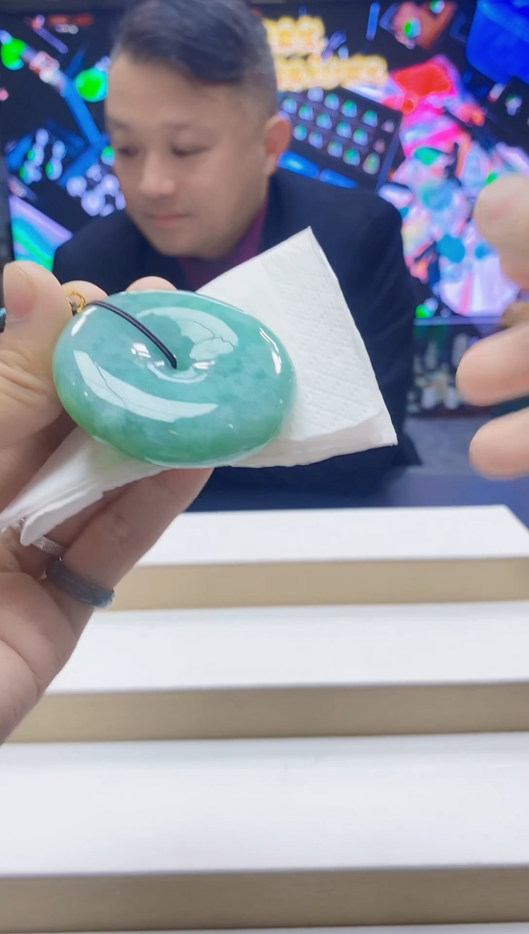 未镶嵌定制翡翠-毛货挂件13