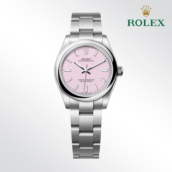 未使用 Rolex/劳力士 蚝式恒动277200/糖果粉/表径31mm/公价48200