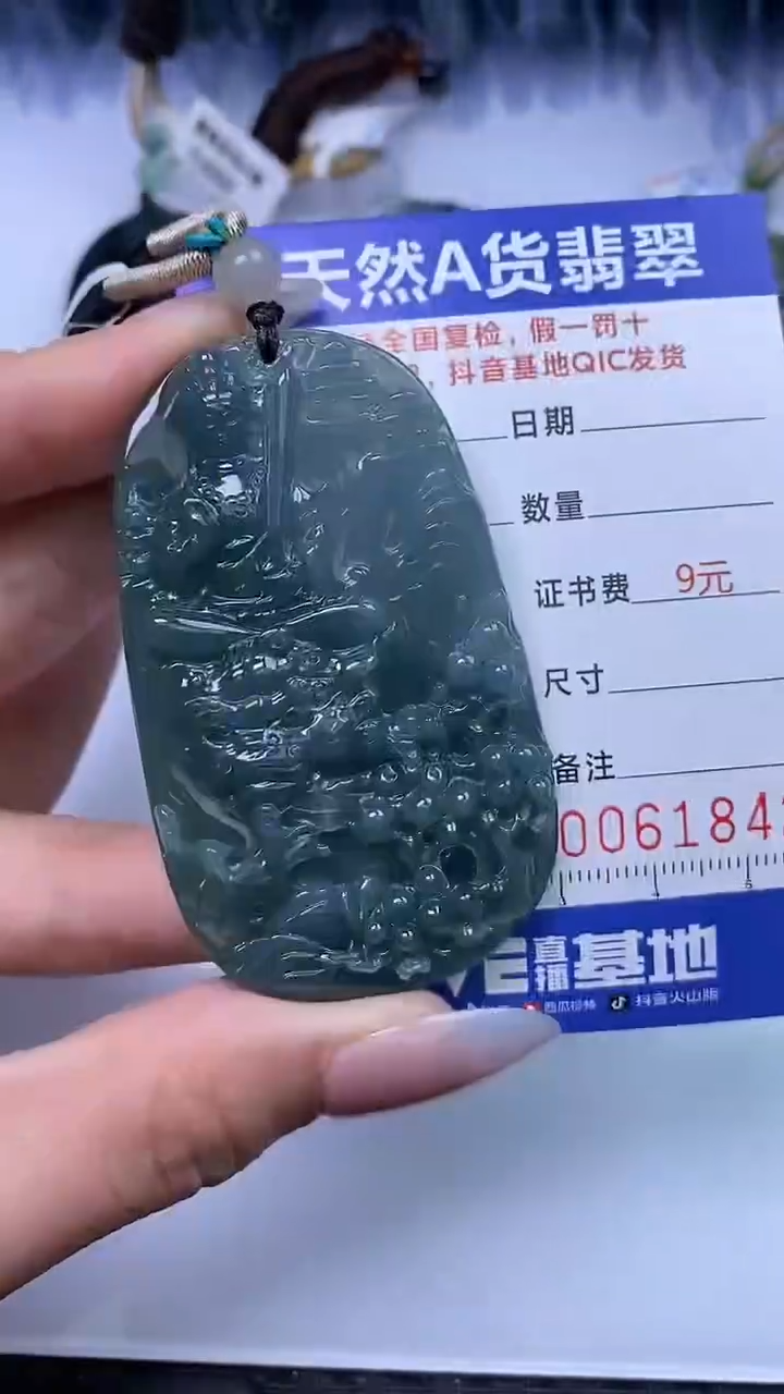 【闪购商品】翡翠颈饰未镶嵌A货翡翠1842