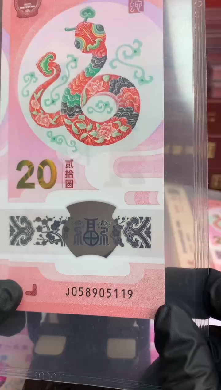 【闪购商品】塑料蛇钞 真钞 【单张】05119