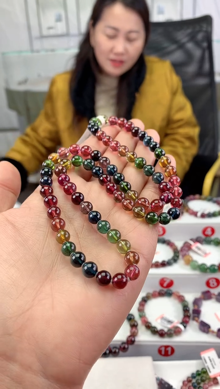 未镶嵌手串碧玺用****5多样性发一条