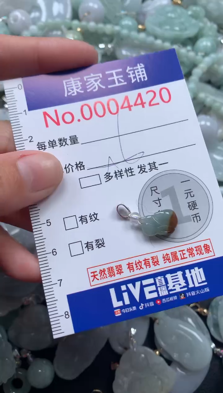 颈饰未镶嵌翡翠44201