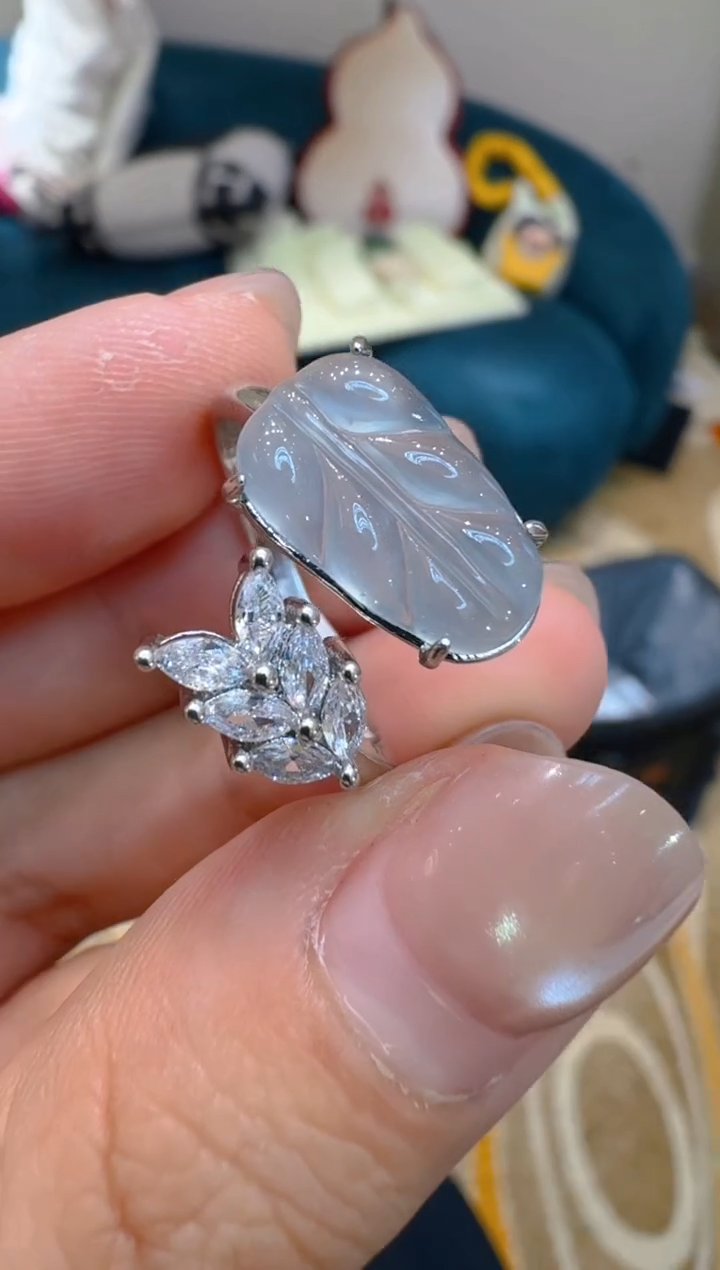 合金戒指翡翠多样性团购发一件