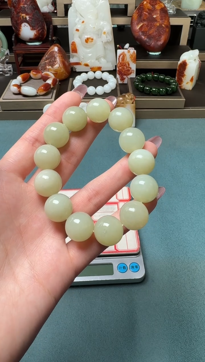 【闪购商品】和田玉手串未镶嵌111xjl16