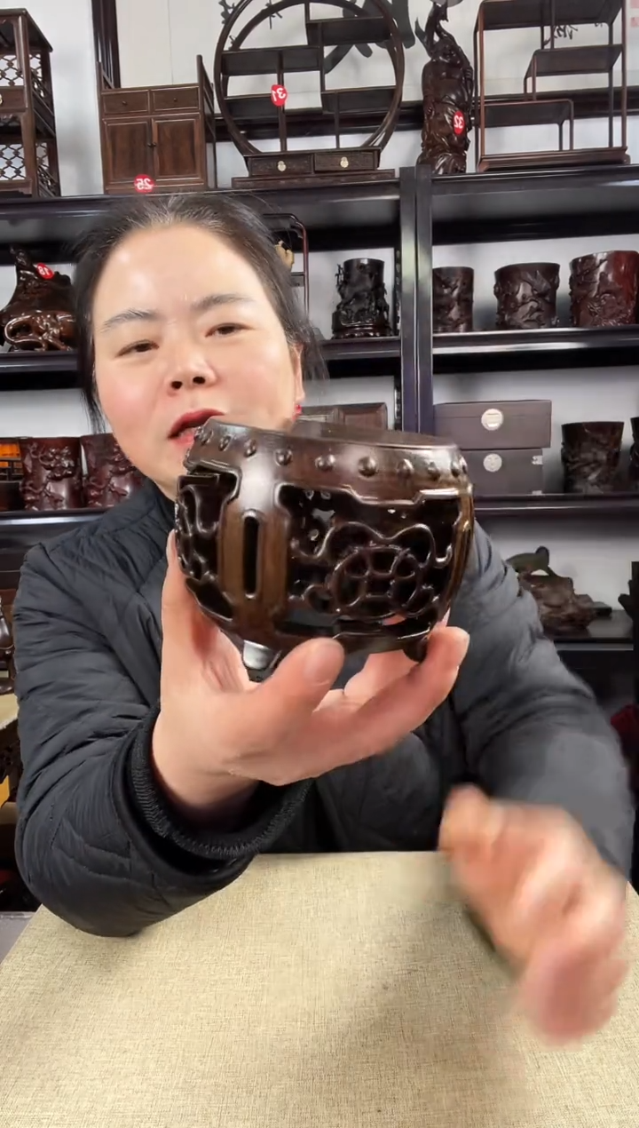 木老李红木工艺品新鼓