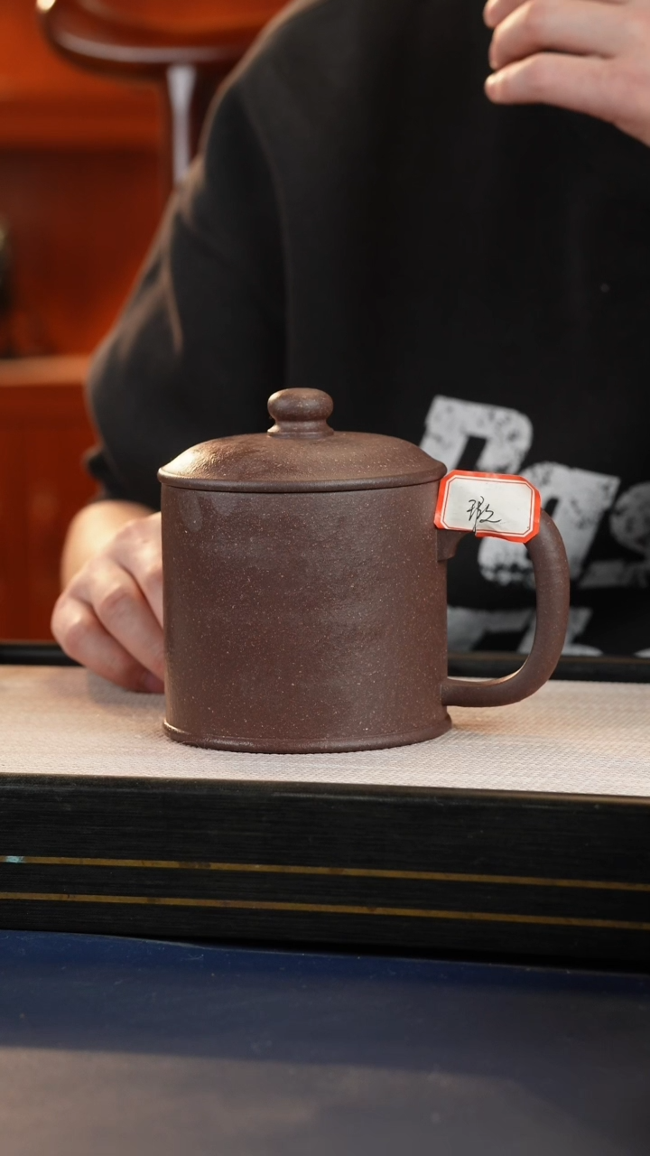 【闪购商品】紫砂茶杯微瑕大水谭紫泥老板杯