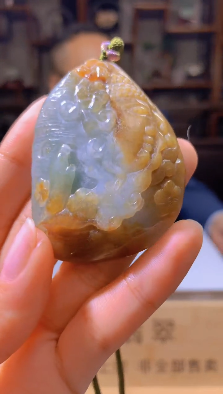 【闪购商品】定制翡翠未镶嵌L-@@YDWXJ212088