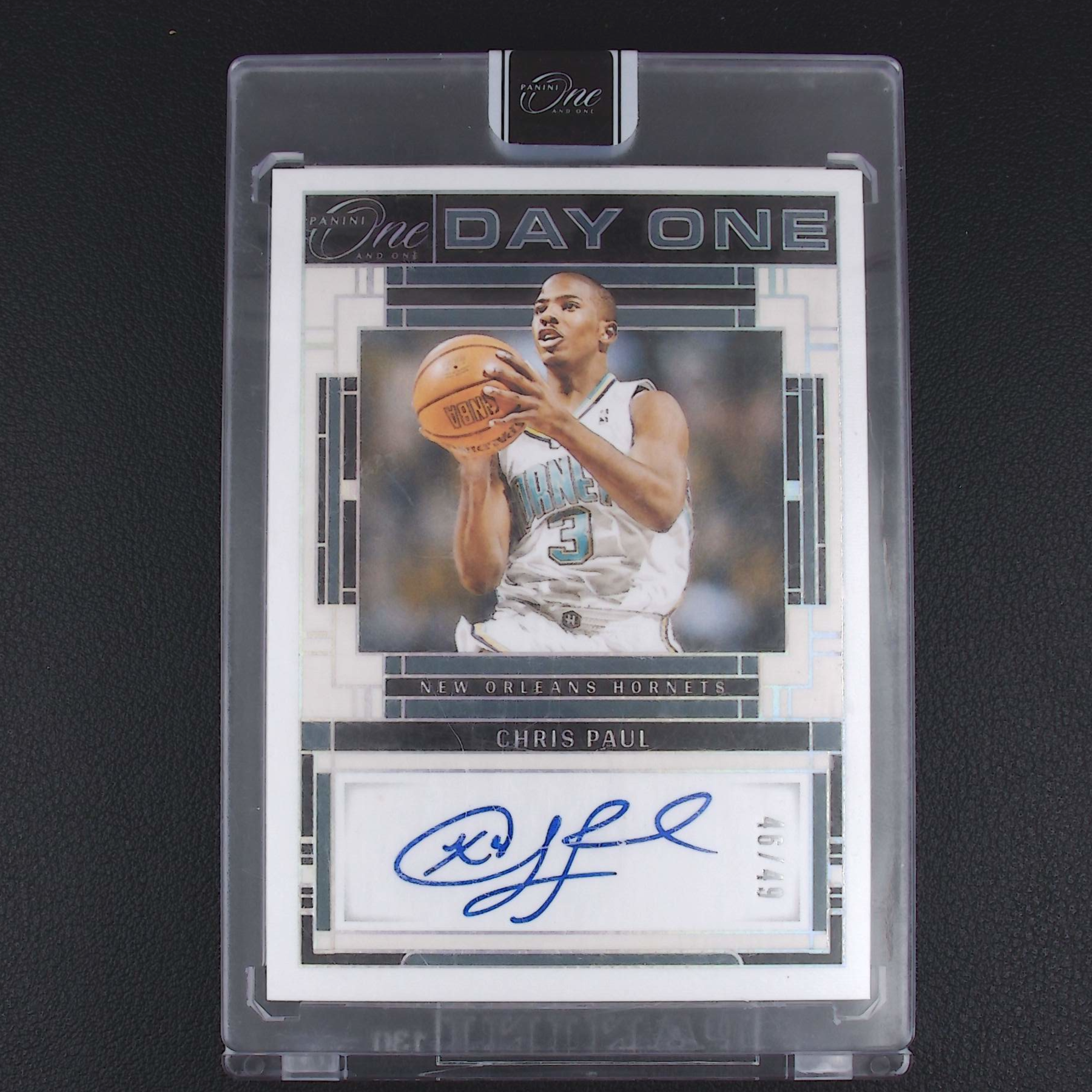 克里斯保罗 One 49编 签字  帕尼尼NBA国宝手提签字球星卡 