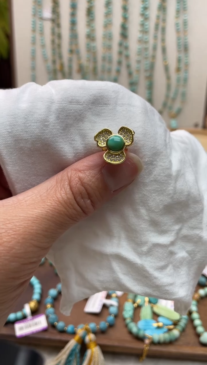 【闪购商品】绿松石珠宝奇石合金20
