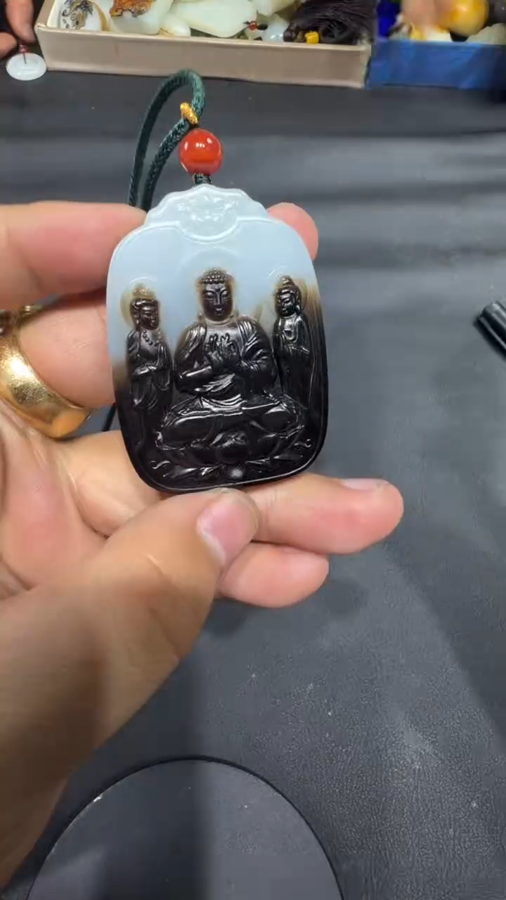 颈饰未镶嵌和田玉白**城8