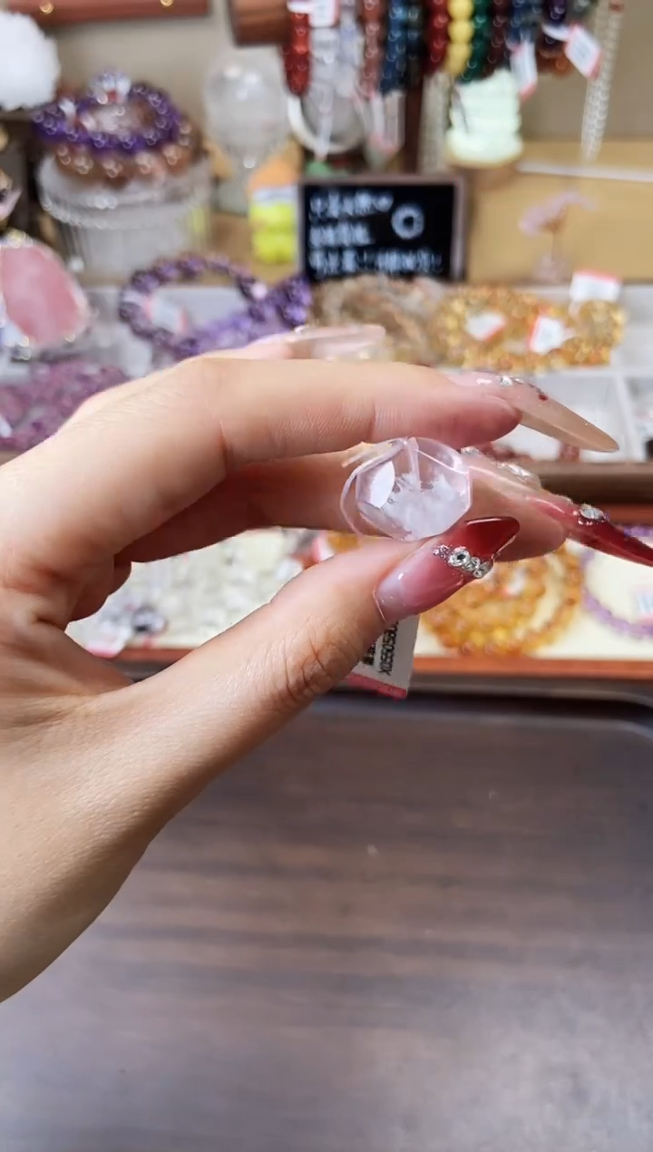 【闪购商品】水晶单珠未镶嵌粉雪花随行单珠