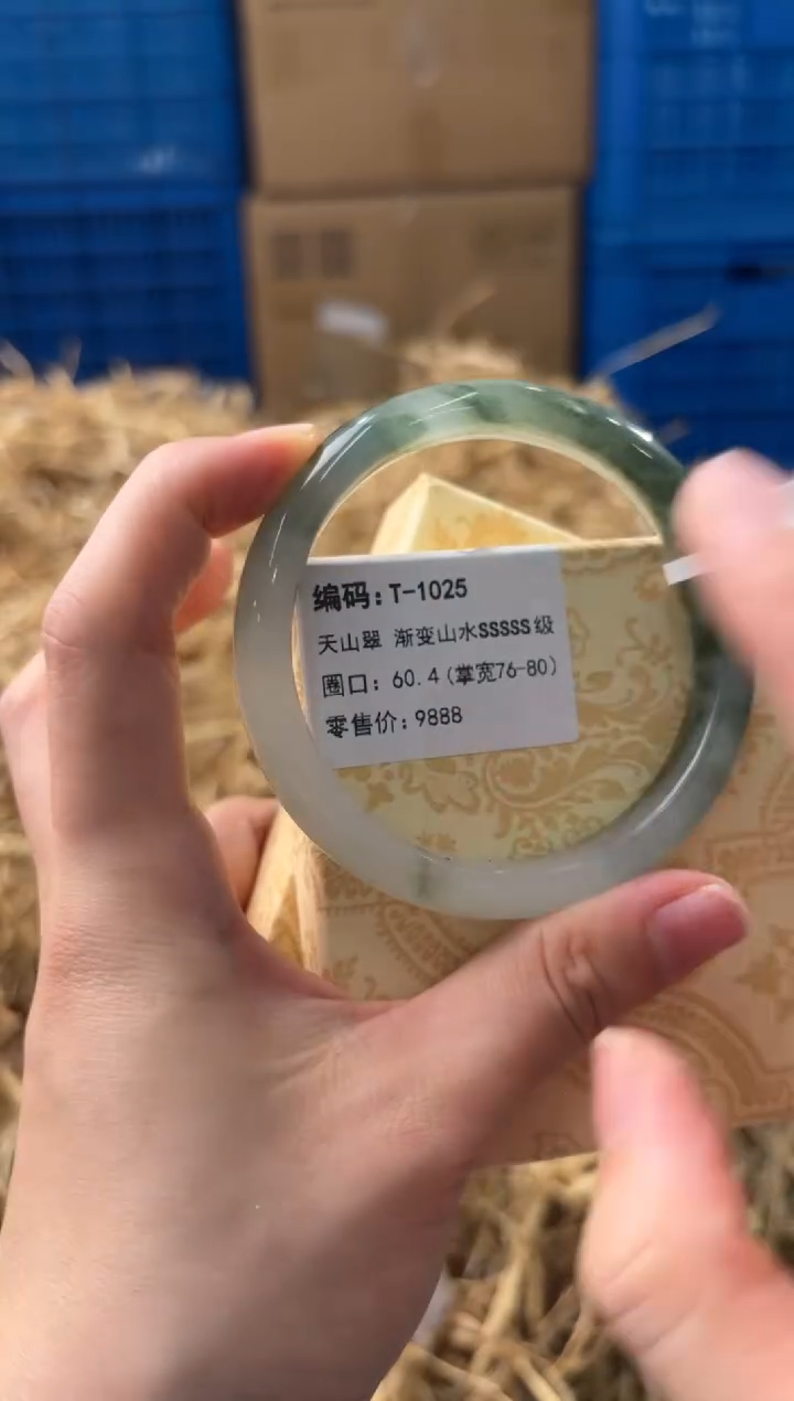 未镶嵌手镯石英质玉T-1025