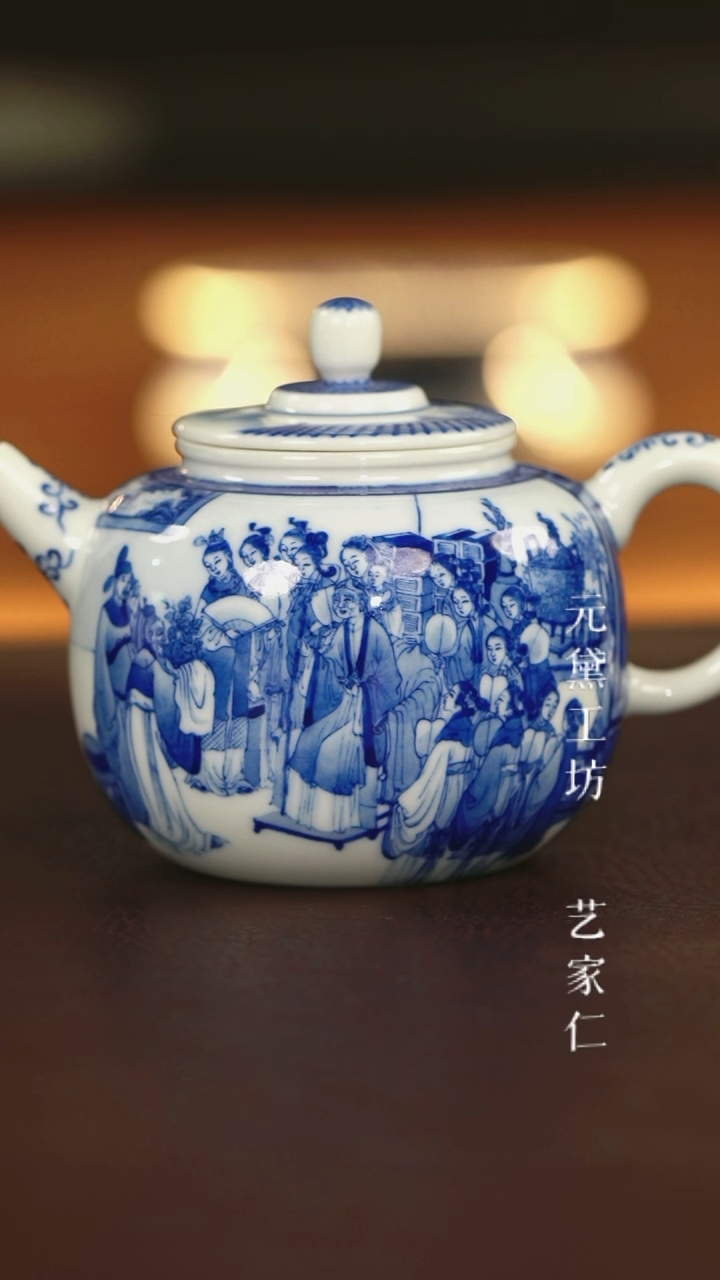 【闪购商品】艺家仁清工红楼梦壶1111111