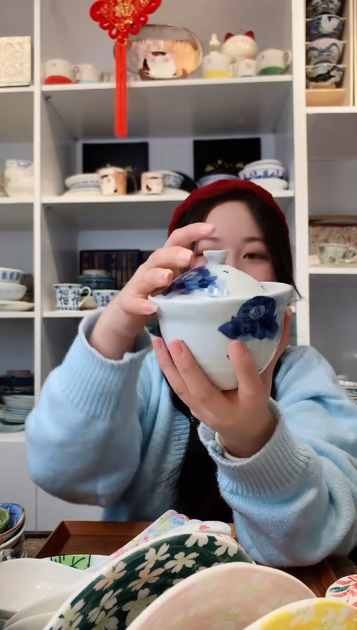 【闪购商品】钛合金有田烧盖碗