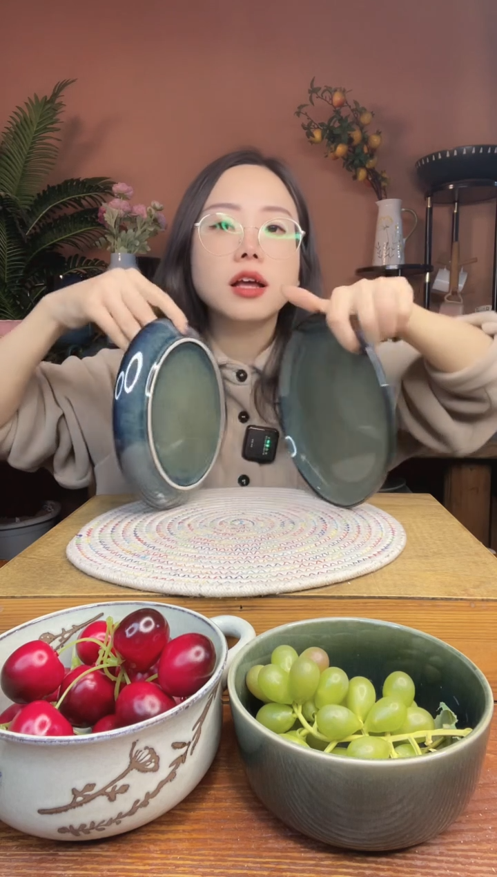 陶瓷7.8英寸双层窑变釉小盘 2件  微瑕疵