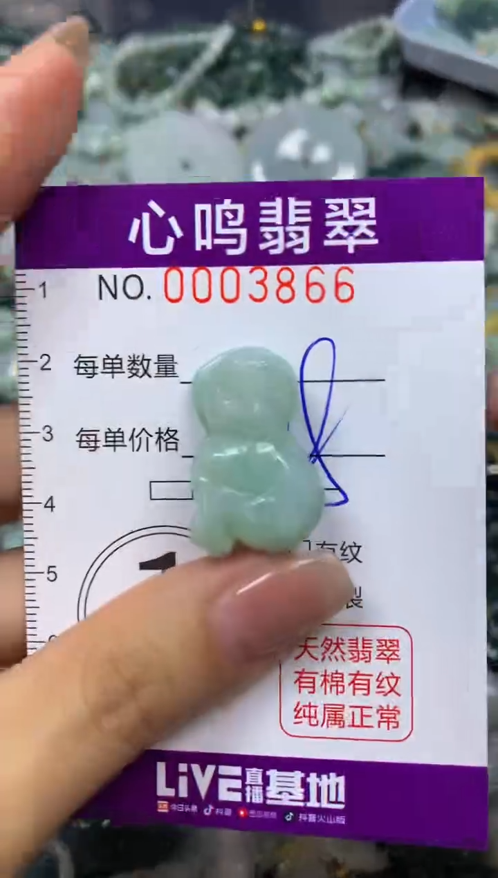 翡翠未镶嵌颈饰闪购003866