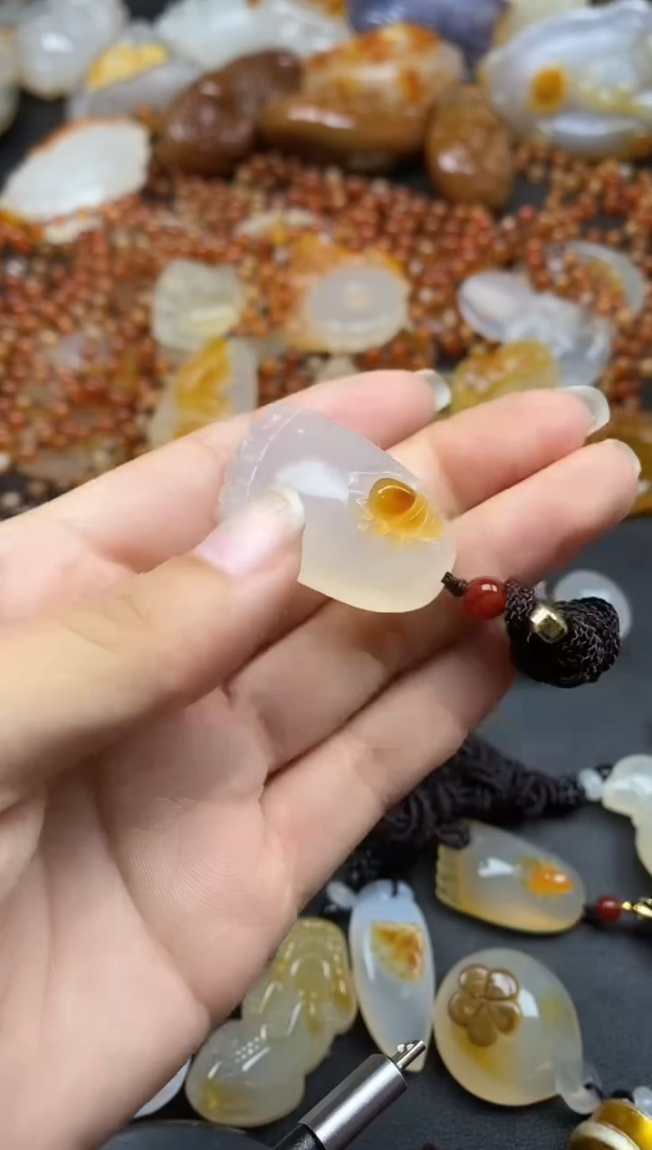 未镶嵌1玛瑙/玉髓竹ll
