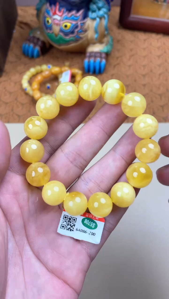 裸石蜜蜡未镶嵌WML8346瑕疵发一件