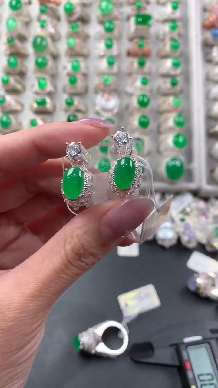 【闪购商品】定制翡翠未镶嵌天然翡翠戒面  福利款1.17