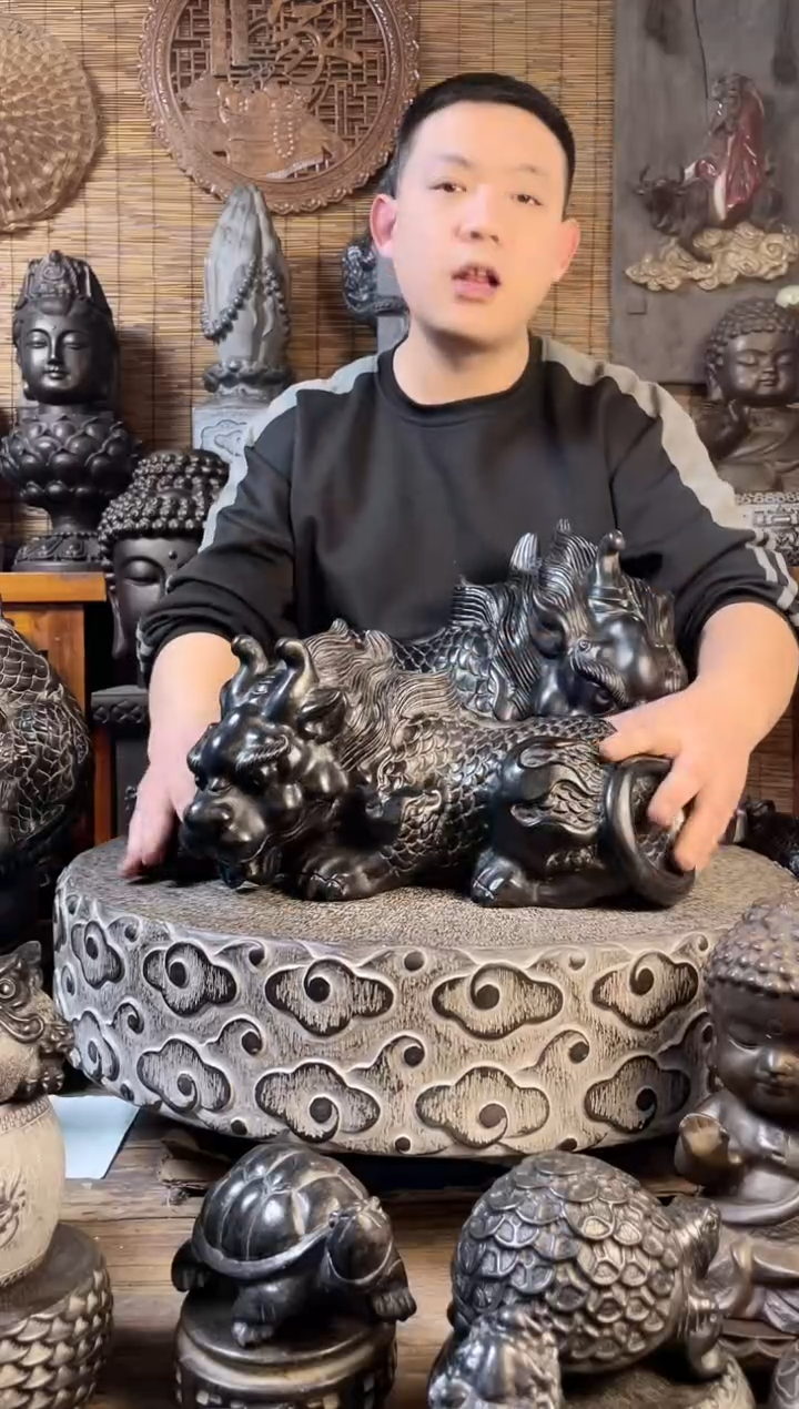 【闪购商品】40貔貅天然青石雕刻
