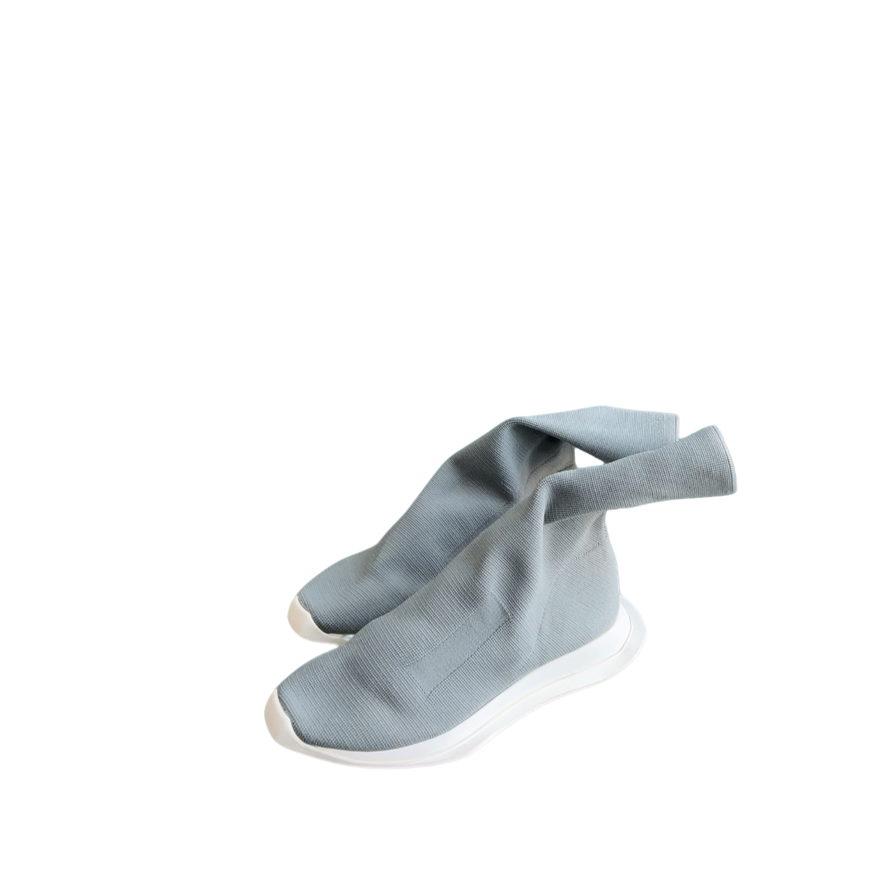 未使用 RICKOWENS 灰色中筒靴 全新42码仅试穿