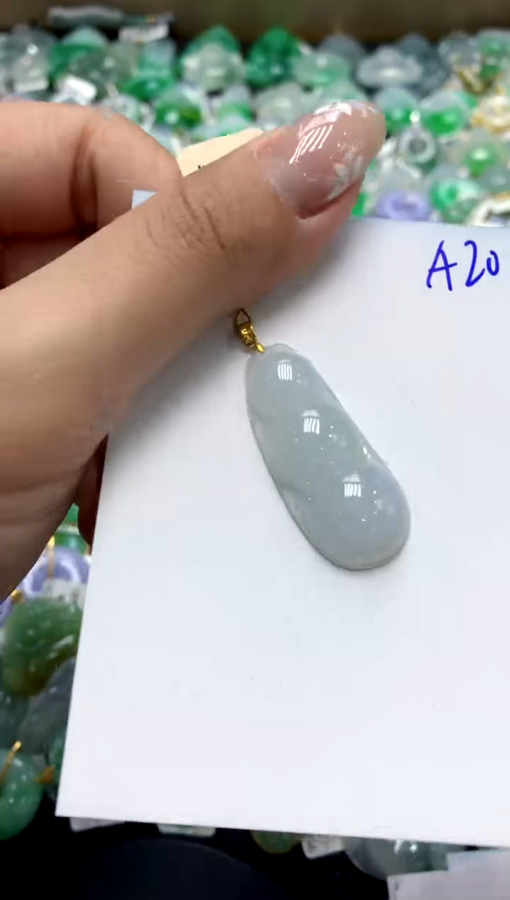 【闪购商品】翡翠颈饰18K金镶嵌1111111111111111111