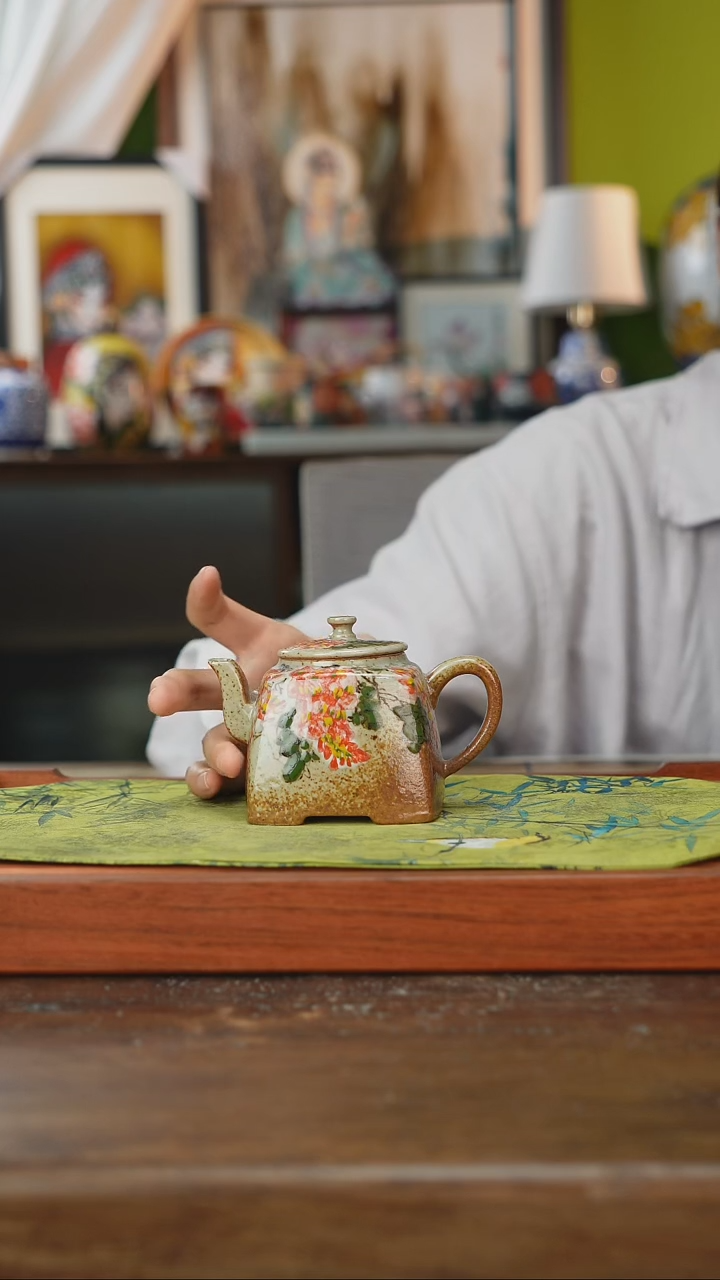 摆件景德镇釉下手绘陶瓷茶具，茶叶罐，咖啡杯