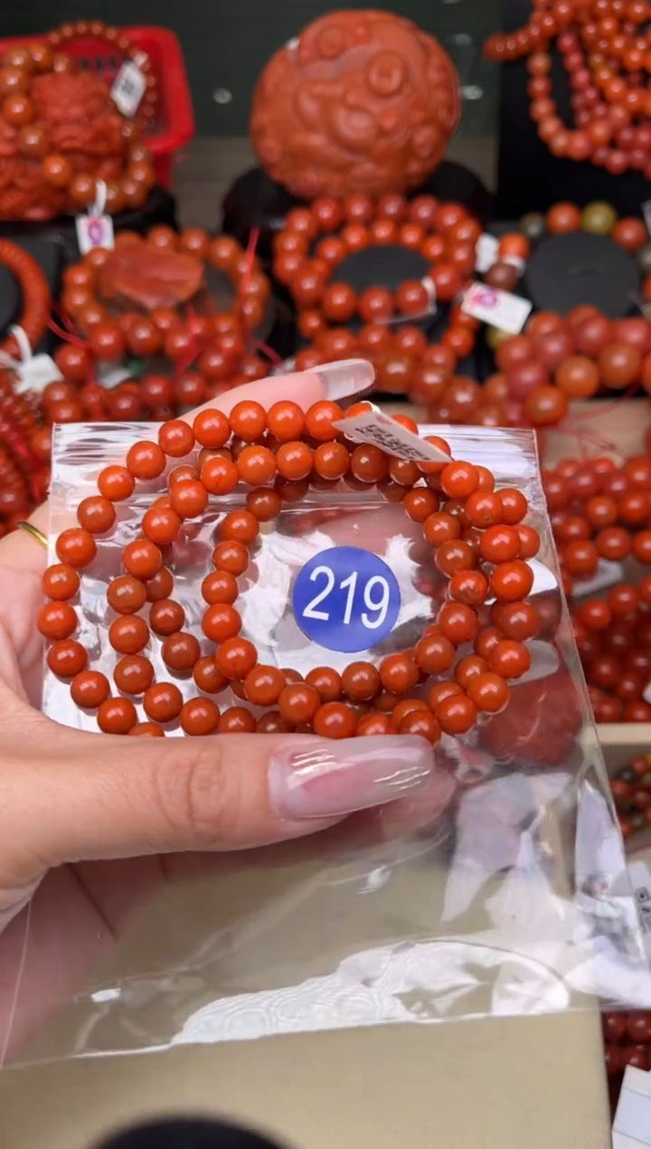 【闪购商品】南红玛瑙珠宝奇石未镶嵌219-7+