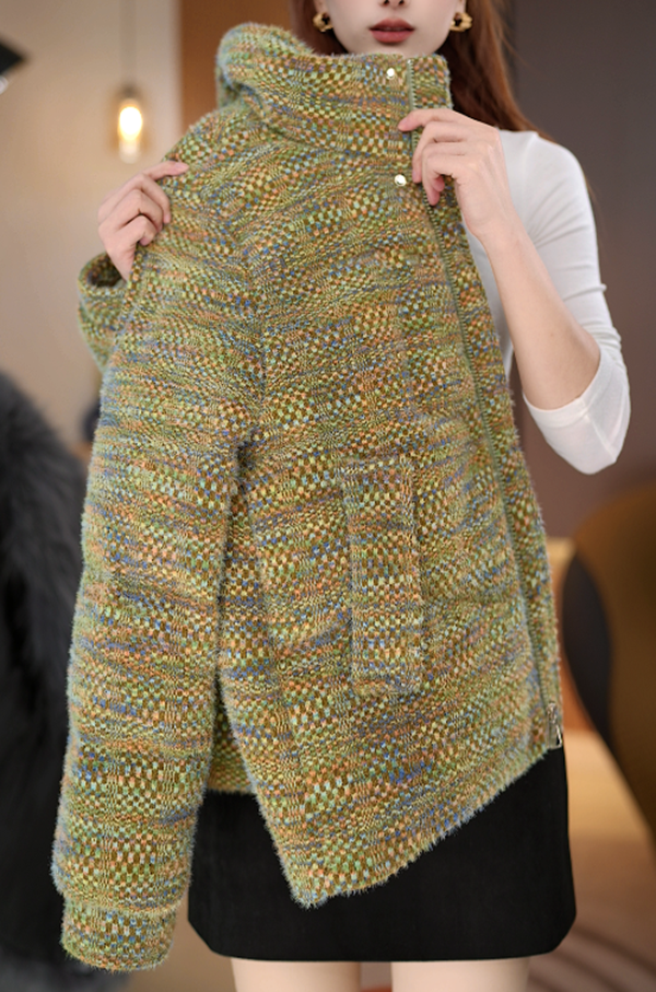 冬季新款气质时尚休闲小香风保暖羽绒服