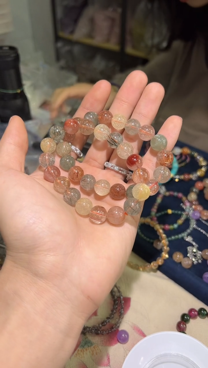 【闪购商品】水晶手链未镶嵌0117s007多样性发一