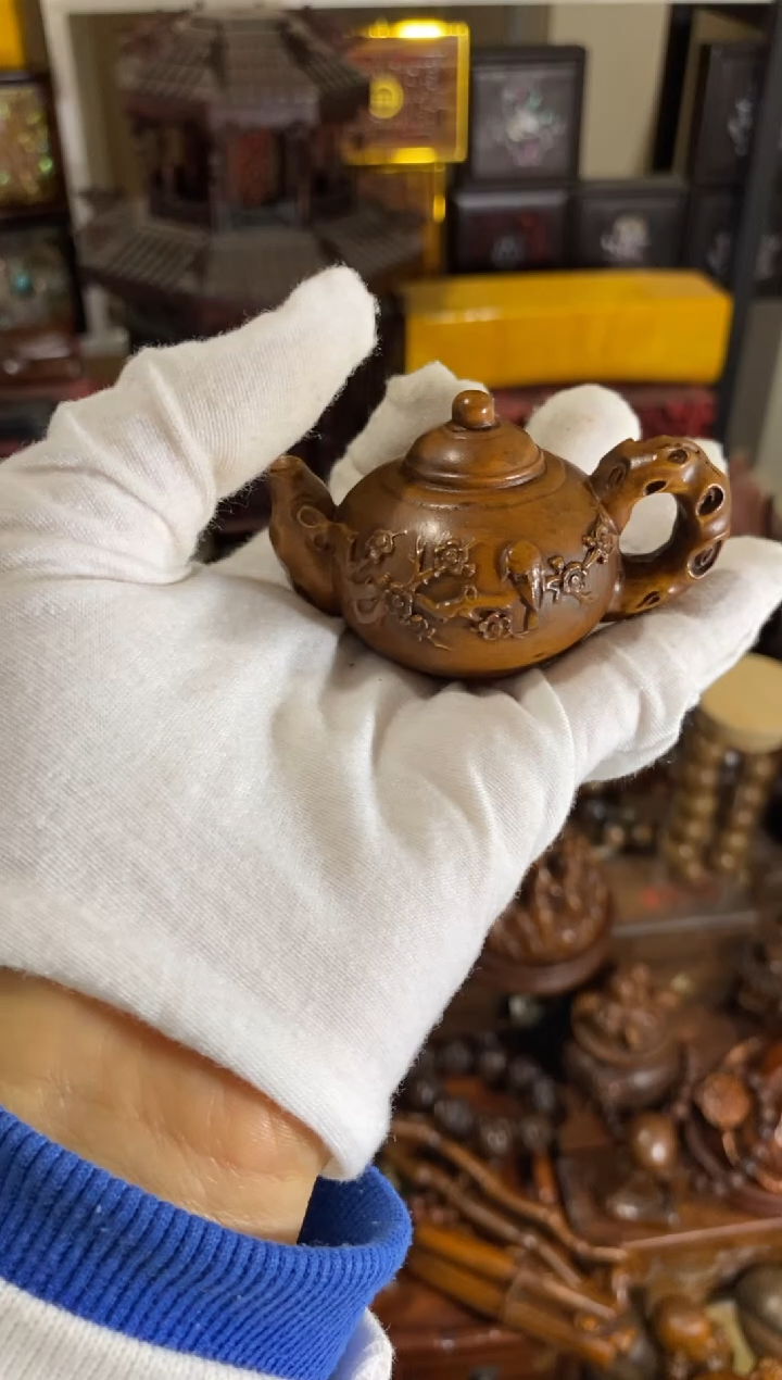 木小叶黄杨小件喜上眉梢