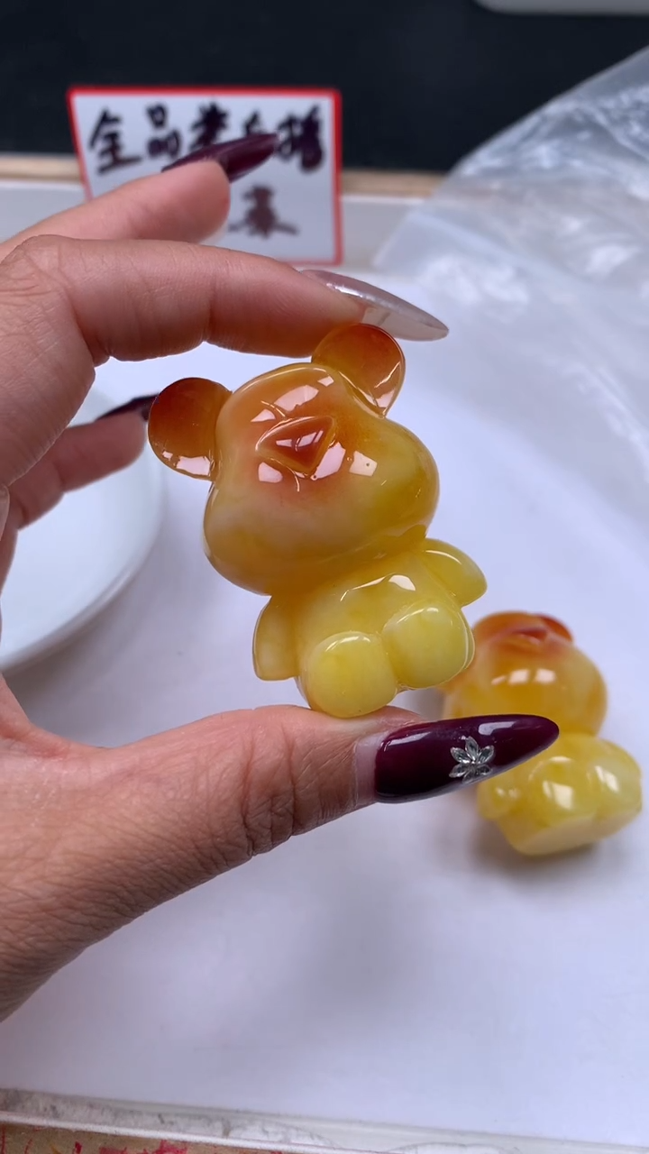 裸石蜜蜡未镶嵌L342 蜜蜡 大熊47*34*30mm1个12元