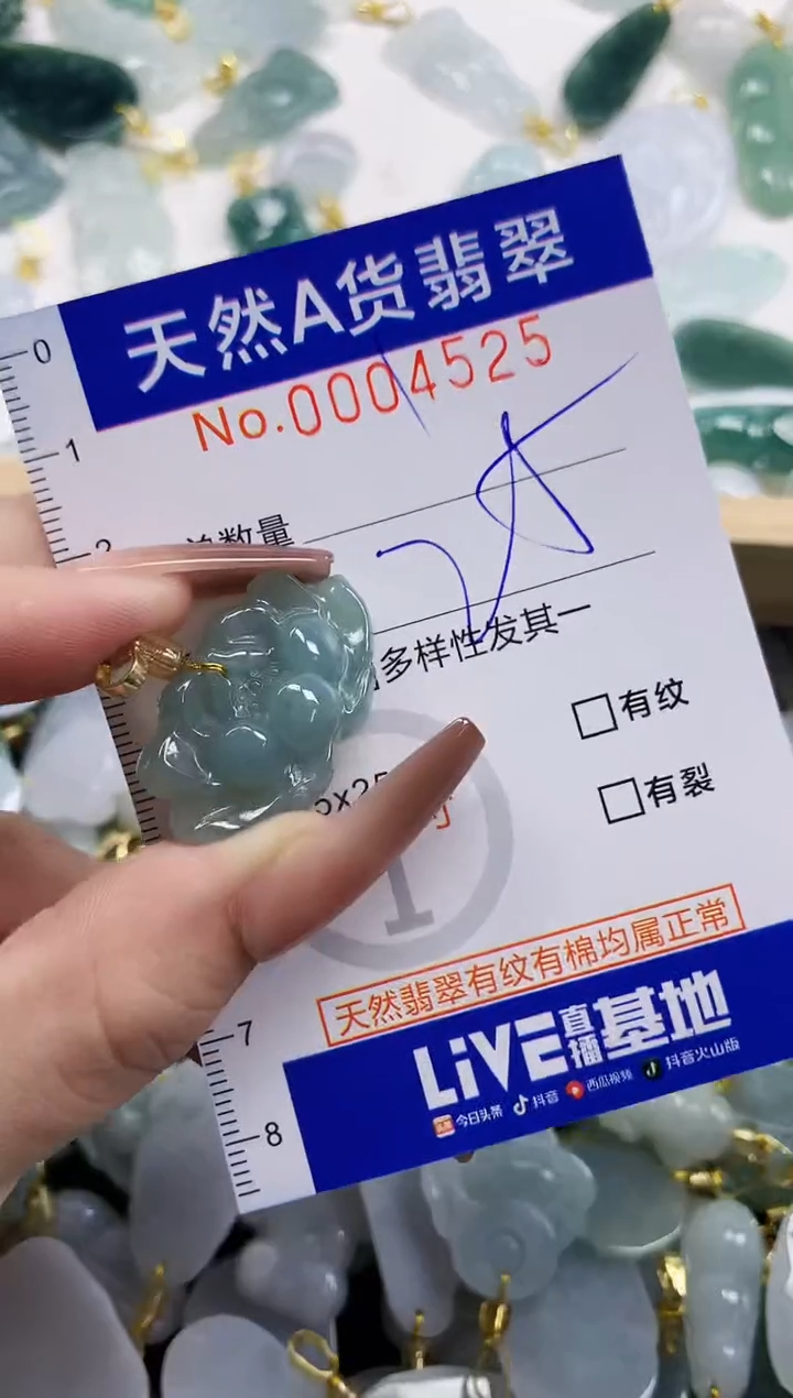 颈饰未镶嵌翡翠光*天然A货翡翠