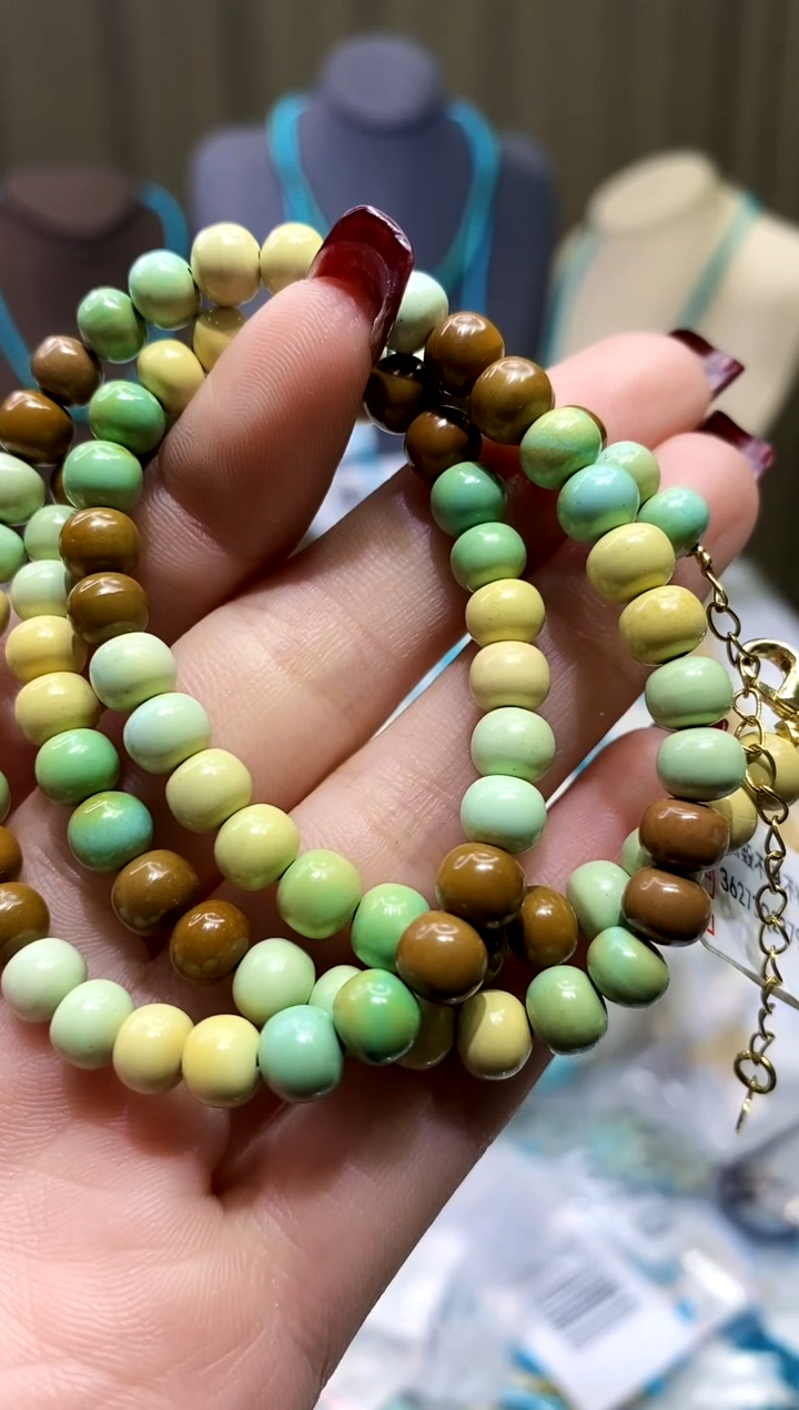 【闪购商品】绿松石项链未镶嵌956