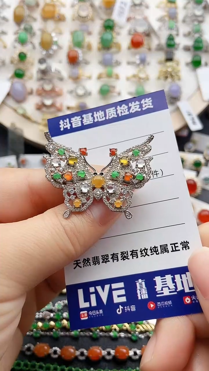 【闪购商品】翡翠颈饰银S925镶嵌1111