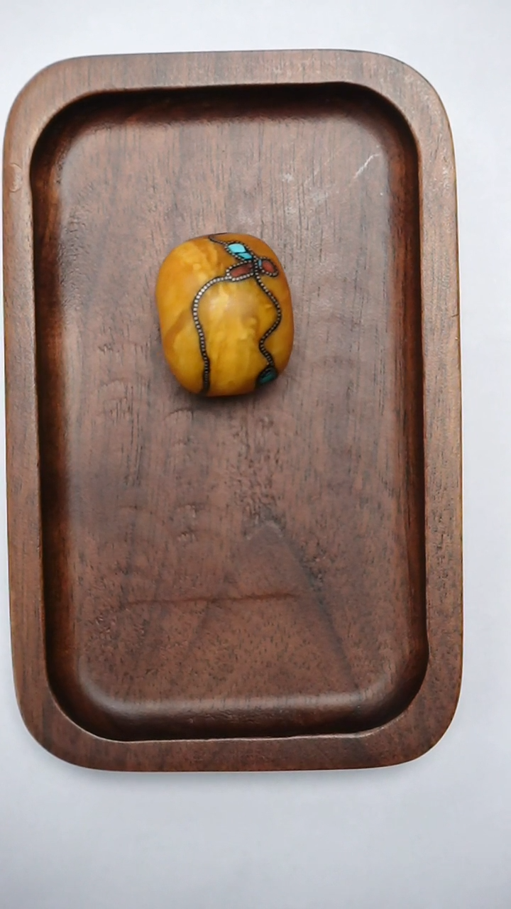 【闪购商品】琥珀颈饰未镶嵌尼泊尔墩子15.86克