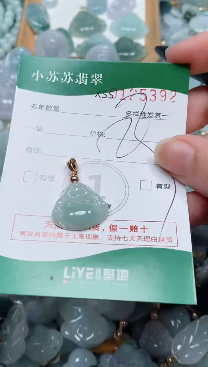 【闪购商品】翡翠颈饰未镶嵌闪购商品0125392