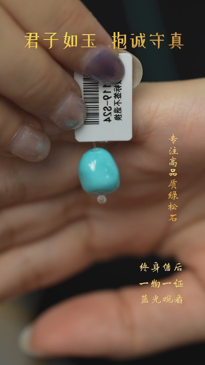 【闪购商品】绿松石S65（多样性发一件）未镶嵌单珠