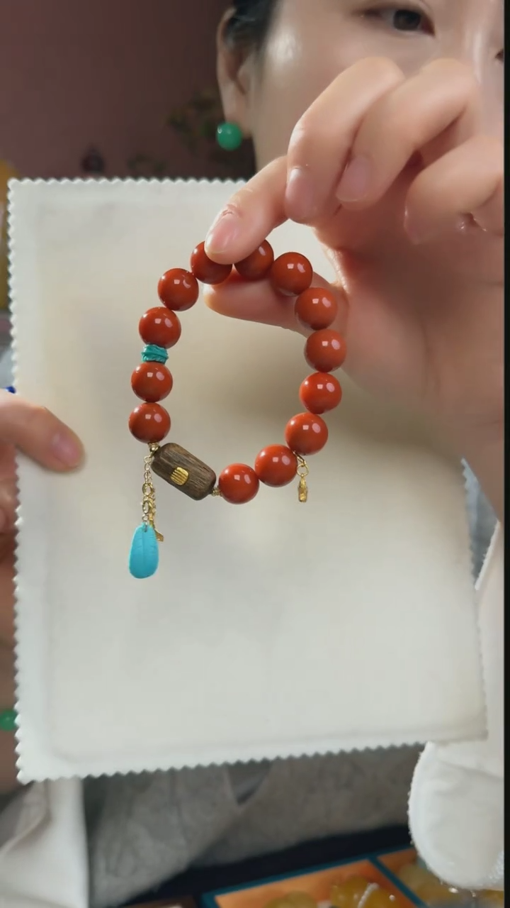 【闪购商品】南红玛瑙手串未镶嵌天然南红手串13mm