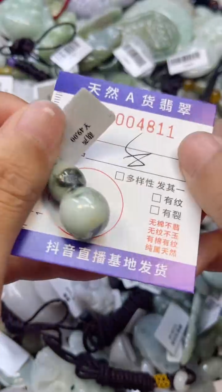 【闪购商品】翡翠颈饰未镶嵌00004811