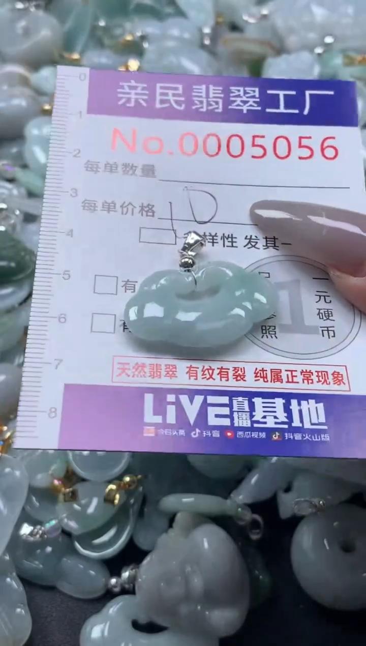 颈饰未镶嵌翡翠5056