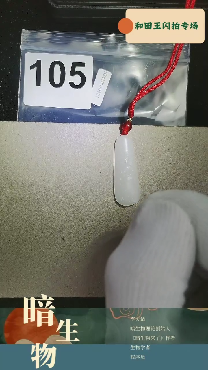 【闪购商品】和田玉吊坠(赠链)未镶嵌105