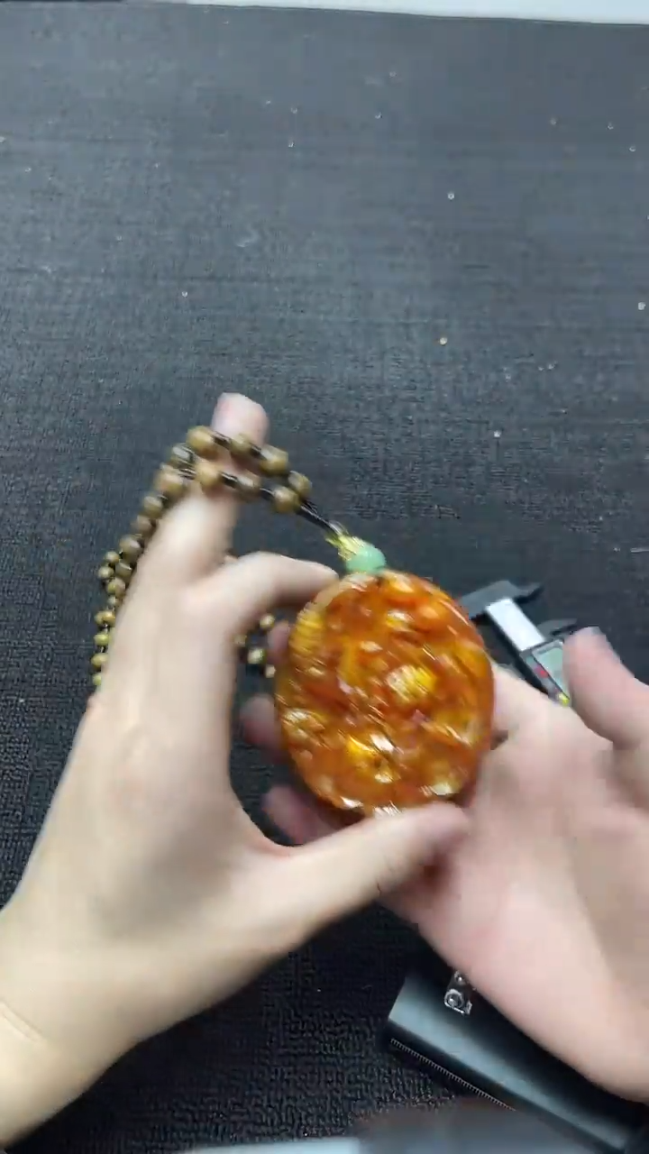 【闪购商品】硅化珊瑚颈饰未镶嵌精美吊坠42
