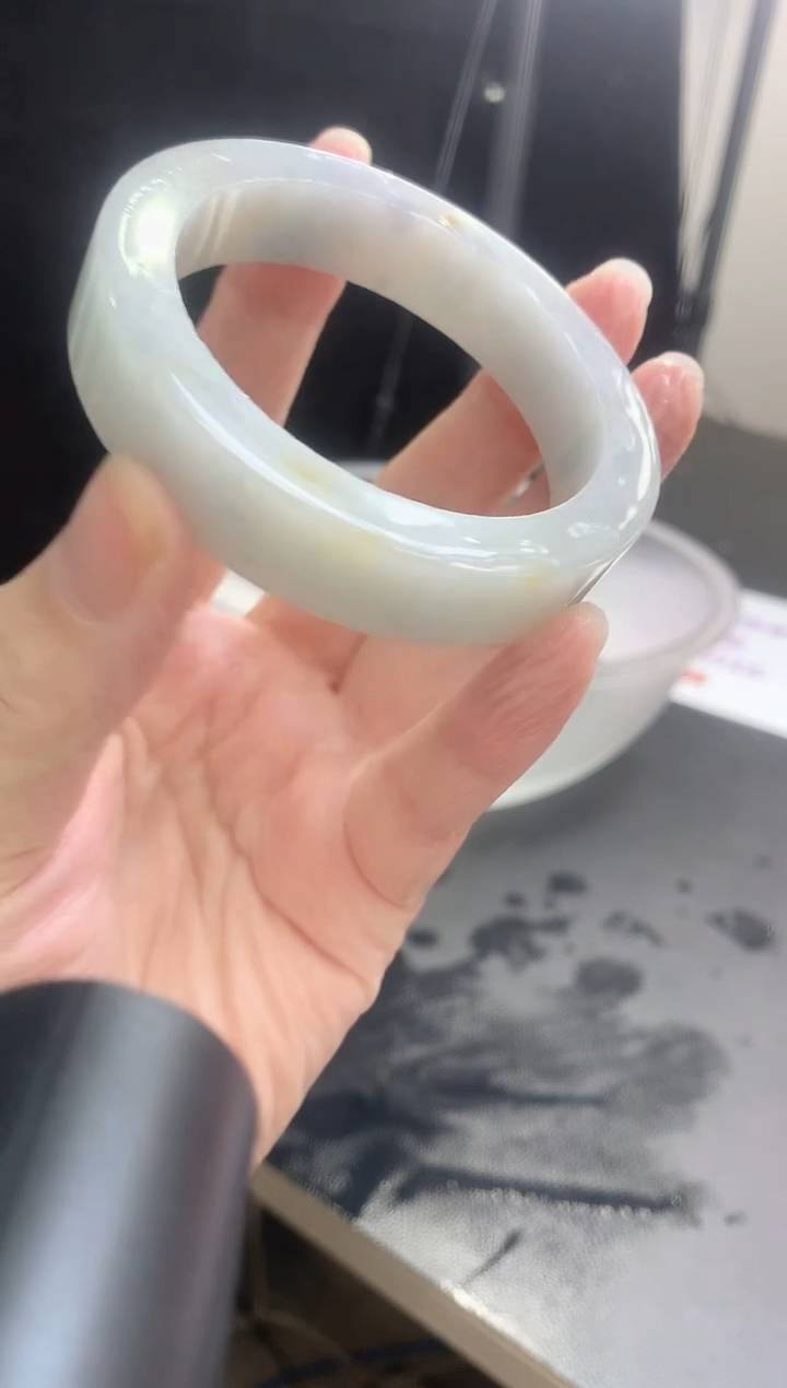 【闪购商品】定制翡翠手镯未镶嵌57  55-57正