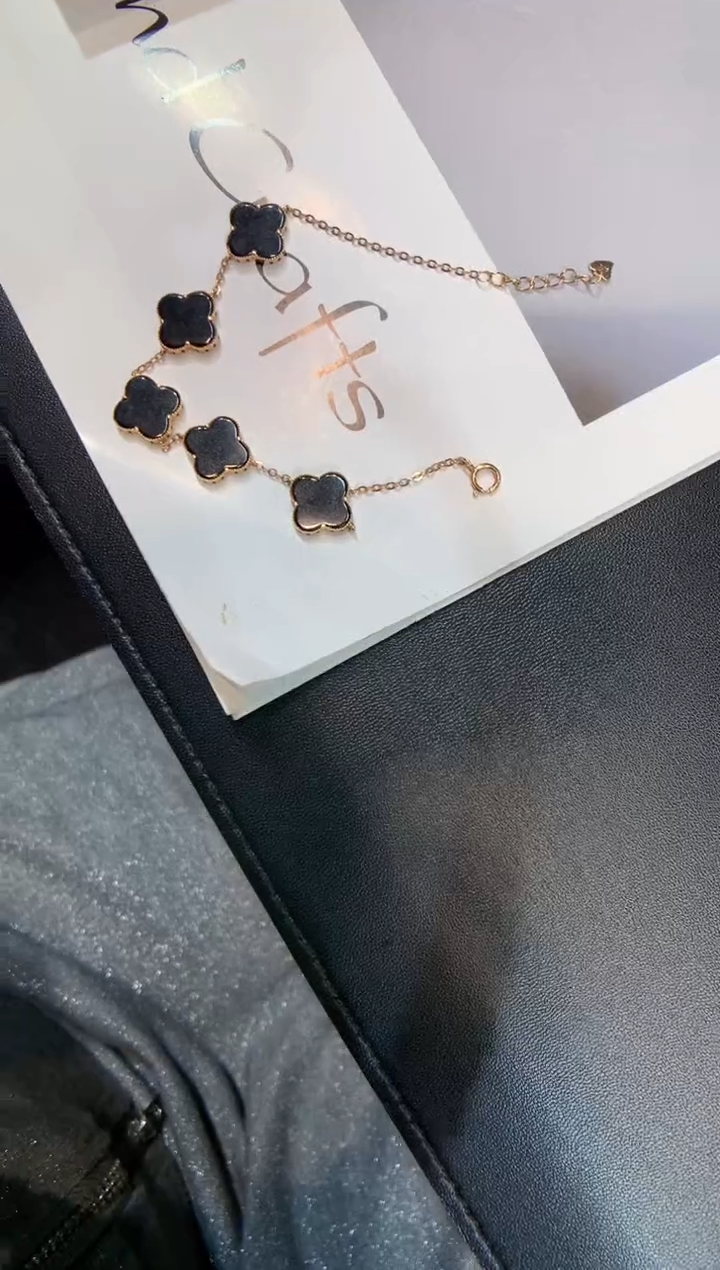18K金镶嵌手链翡翠手链