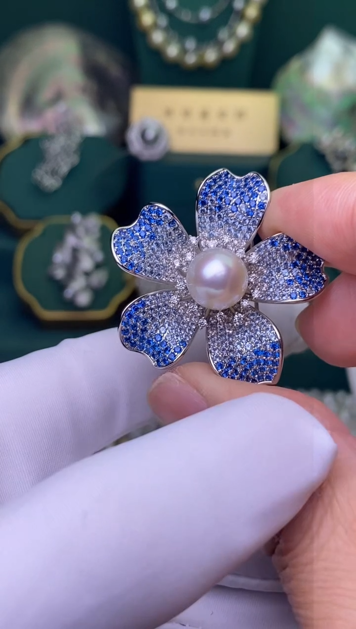 【闪购商品】海水珍珠胸饰未镶嵌1