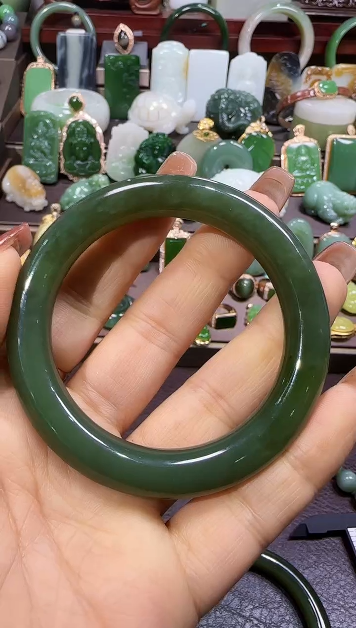 未镶嵌和田玉挂件涵*【宏1230】91