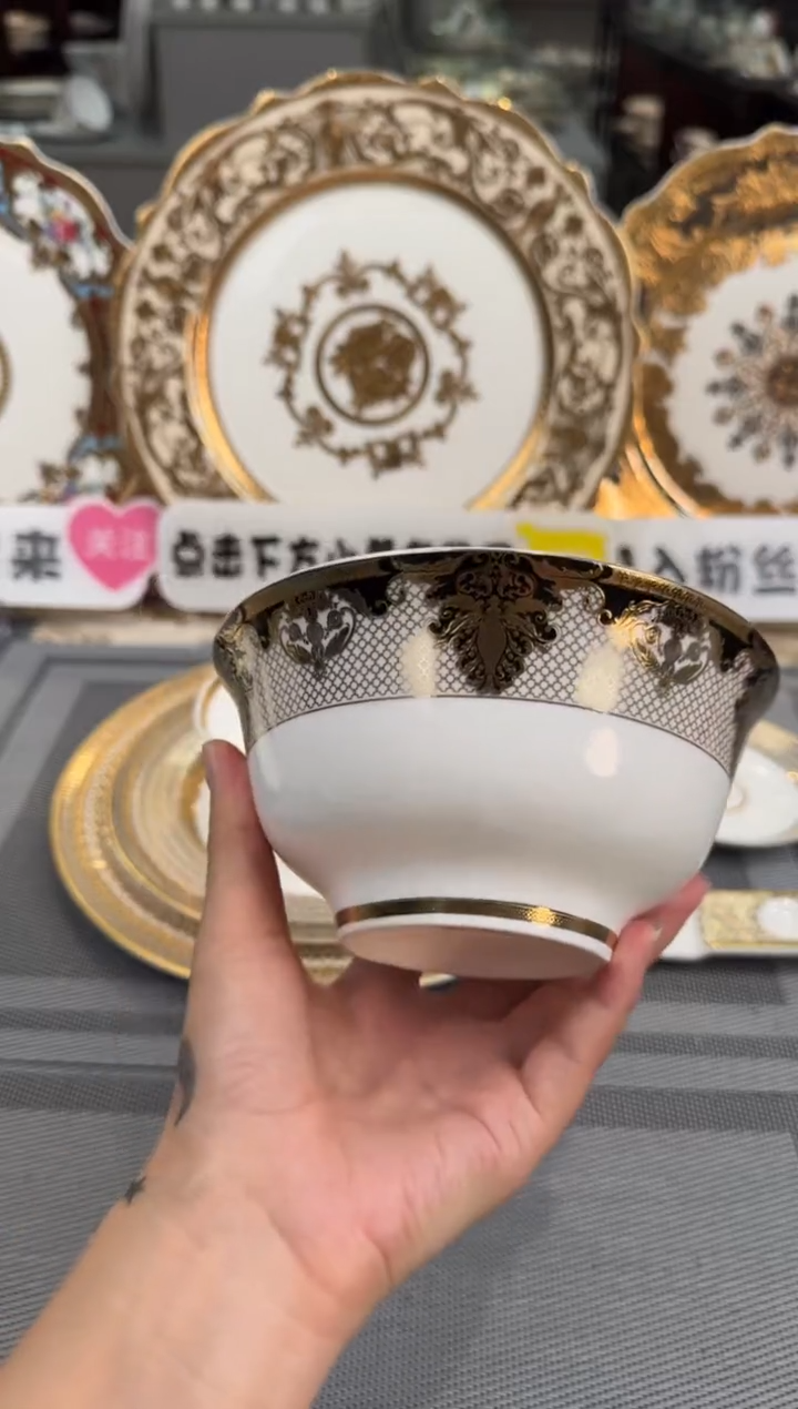【闪购商品】瓷片5.5英寸面碗福利款   微瑕2个