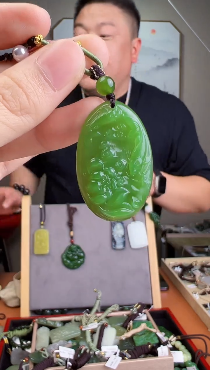 颈饰未镶嵌和田玉多样性发货 拍一单发一个